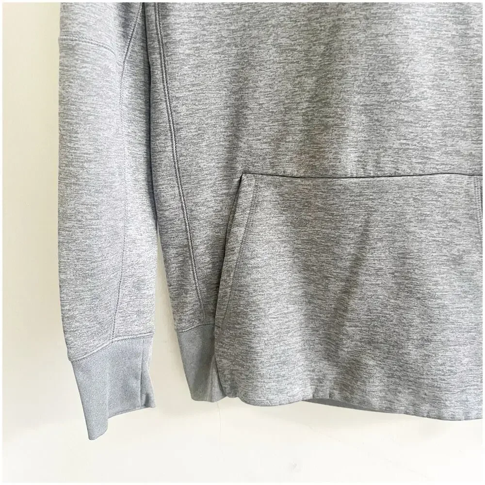Nike Sweatshirt Men Small Gray Baseball Hoodie Work Out Active Gym Pullover